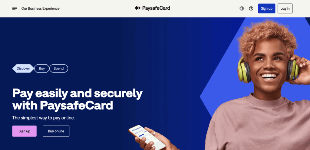 PaysafeCard forside